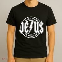 Jesus Highway To Heaven Pray Catholic Faith Based T-Shirt thumb 3