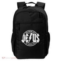 Jesus Highway To Heaven Pray Catholic Faith Based Backpack thumb 0