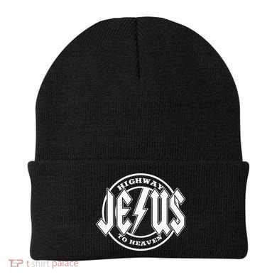 Jesus Highway To Heaven Pray Catholic Faith Based Beanie