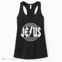 Jesus Highway To Heaven Pray Catholic Faith Based Women's Tank Top thumb 0