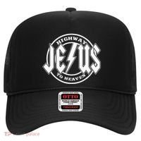 Jesus Highway To Heaven Pray Catholic Faith Based Hat thumb 0