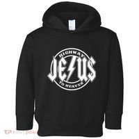Jesus Highway To Heaven Pray Catholic Faith Based Toddler Hoodie thumb 0