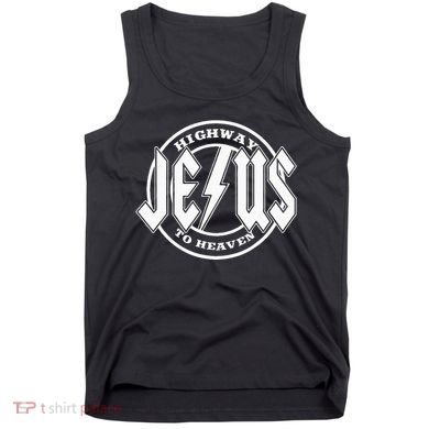 Jesus Highway To Heaven Pray Catholic Faith Based Tank Top
