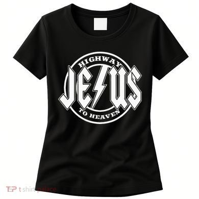 Jesus Highway To Heaven Pray Catholic Faith Based Women's T-Shirt