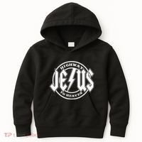 Jesus Highway To Heaven Pray Catholic Faith Based Kids Hoodie thumb 0