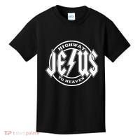Jesus Highway To Heaven Pray Catholic Faith Based Kids T-Shirt thumb 0