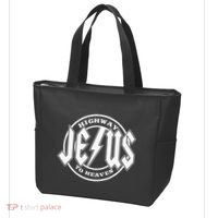 Jesus Highway To Heaven Pray Catholic Faith Based Tote Bag thumb 3