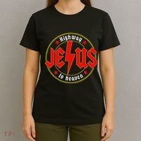 Jesus Highway To Heaven Christian Bible Verse Faith Prayer T-Shirt thumb 4