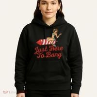 Just Here To Bang Fireworks Funny 4th of July Hoodie thumb 5