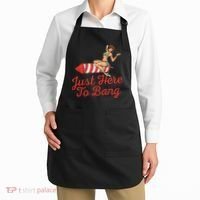 Just Here To Bang Fireworks Funny 4th of July Apron thumb 2