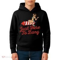 Just Here To Bang Fireworks Funny 4th of July Kids Hoodie thumb 4