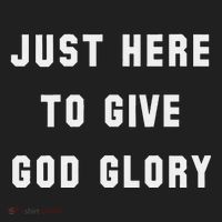 Just Here To Give God Glory Tumbler thumb 3