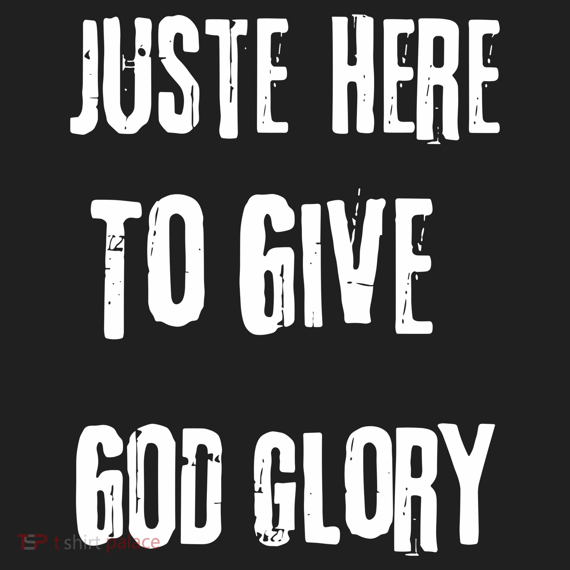 Just Here To Give God Glory Red Women's Sweatshirt