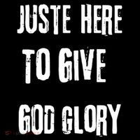 Just Here To Give God Glory Red Women's Hoodie thumb 2
