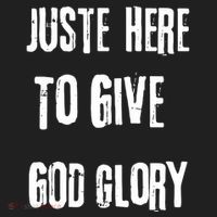 Just Here To Give God Glory Red Tumbler thumb 3