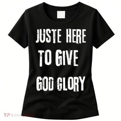Just Here To Give God Glory Red Women's T-Shirt