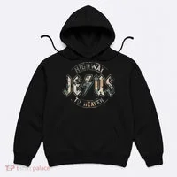Jesus Highway To Heaven Camo Camouflage Hoodie thumb 0