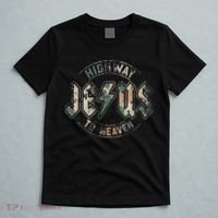 Jesus Highway To Heaven Camo Camouflage T-Shirt thumb 5