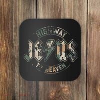 Jesus Highway To Heaven Camo Camouflage Coaster thumb 0