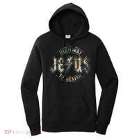 Jesus Highway To Heaven Camo Camouflage Women's Hoodie thumb 0
