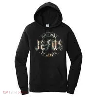 Jesus Highway To Heaven Camo Camouflage Women's Hoodie thumb 0