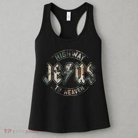 Jesus Highway To Heaven Camo Camouflage Women's Tank Top thumb 3