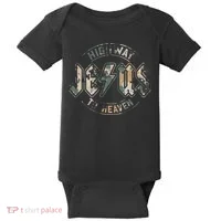 Jesus Highway To Heaven Camo Camouflage Baby Bodysuit thumb 0