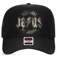 Jesus Highway To Heaven Camo Camouflage Hat thumb 0