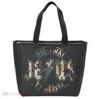Jesus Highway To Heaven Camo Camouflage Tote Bag thumb 0