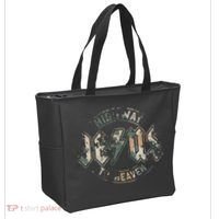 Jesus Highway To Heaven Camo Camouflage Tote Bag thumb 2