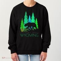 Jackson Hole Wyoming Bear And Trees Jackson Hole Women's Sweatshirt thumb 0