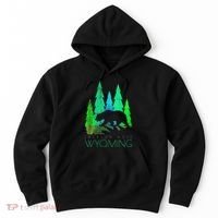 Jackson Hole Wyoming Bear And Trees Jackson Hole Hoodie thumb 0