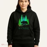 Jackson Hole Wyoming Bear And Trees Jackson Hole Hoodie thumb 5