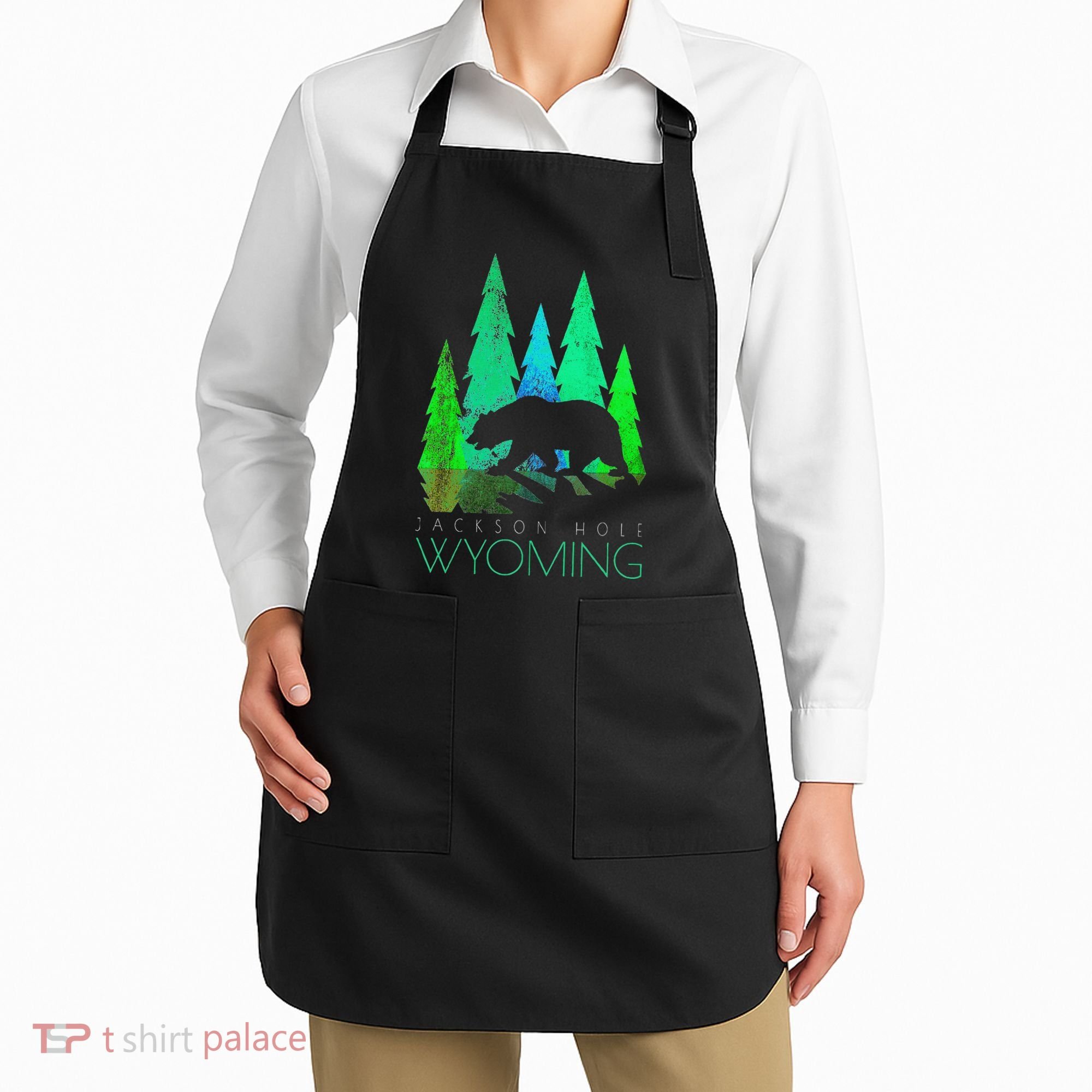 Jackson Hole Wyoming Bear And Trees Jackson Hole Apron