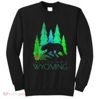 Jackson Hole Wyoming Bear And Trees Jackson Hole Sweatshirt thumb 0