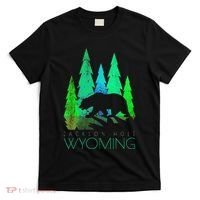 Jackson Hole Wyoming Bear And Trees Jackson Hole T-Shirt thumb 0