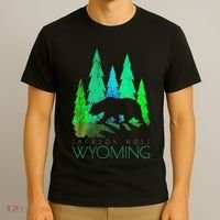 Jackson Hole Wyoming Bear And Trees Jackson Hole T-Shirt thumb 3