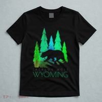 Jackson Hole Wyoming Bear And Trees Jackson Hole T-Shirt thumb 5
