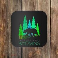 Jackson Hole Wyoming Bear And Trees Jackson Hole Coaster thumb 0