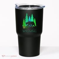 Jackson Hole Wyoming Bear And Trees Jackson Hole Tumbler thumb 0