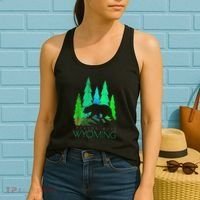 Jackson Hole Wyoming Bear And Trees Jackson Hole Women's Tank Top thumb 2