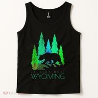 Jackson Hole Wyoming Bear And Trees Jackson Hole Tank Top thumb 2