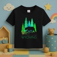 Jackson Hole Wyoming Bear And Trees Jackson Hole Toddler T-Shirt thumb 3