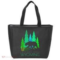 Jackson Hole Wyoming Bear And Trees Jackson Hole Tote Bag thumb 0
