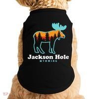 Jackson Hole Wyoming Moose Mountains Grand Tetons Doggie Tank thumb 0