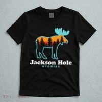 Jackson Hole Wyoming Moose Mountains Grand Tetons T-Shirt thumb 5
