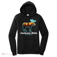Jackson Hole Wyoming Moose Mountains Grand Tetons Women's Hoodie thumb 0
