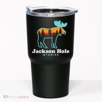 Jackson Hole Wyoming Moose Mountains Grand Tetons Tumbler thumb 0