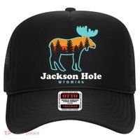 Jackson Hole Wyoming Moose Mountains Grand Tetons Hat thumb 0
