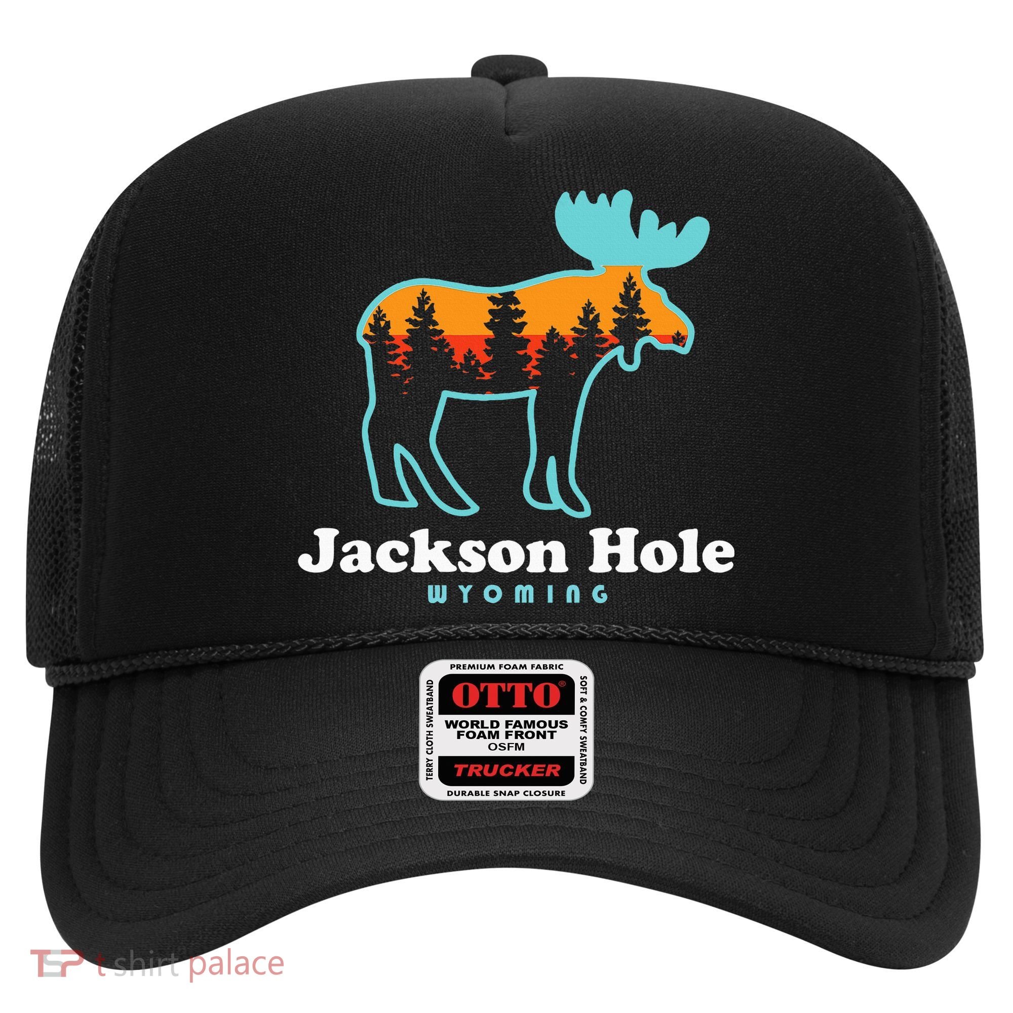 Jackson Hole Wyoming Moose Mountains Grand Tetons Hat